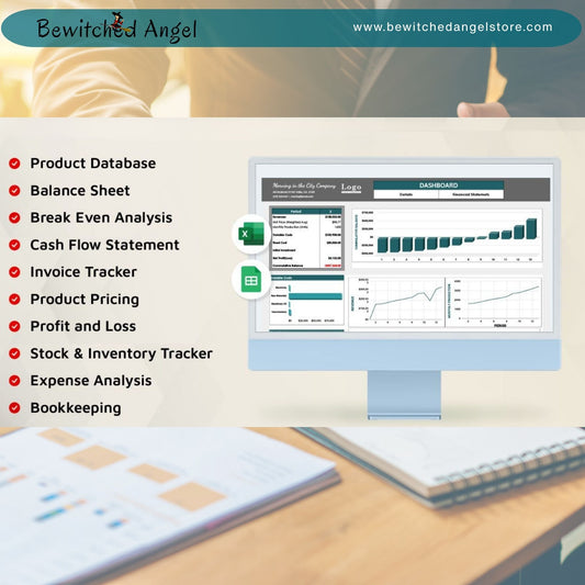 Small Business Financial Spreadsheet Bundle | Excel Templates for Bookkeeping & Finance