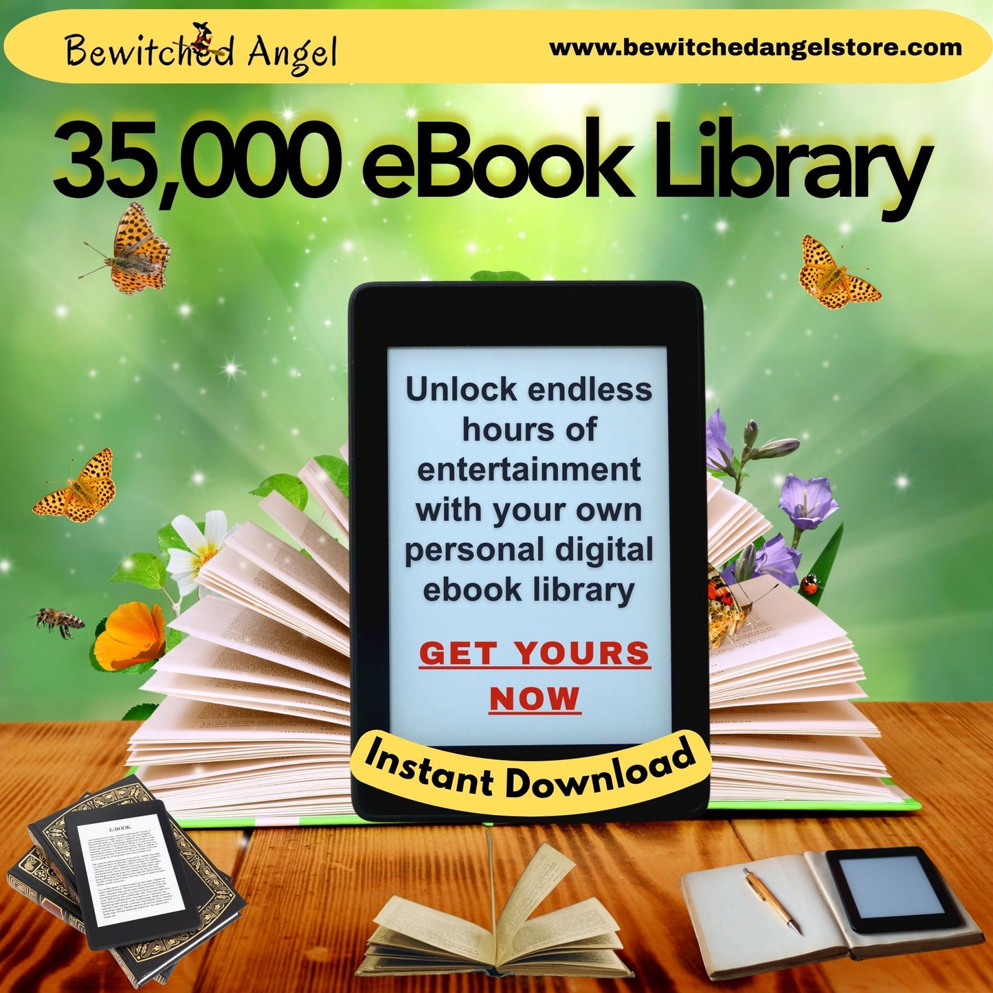 35,000 eBook Library | Create Your Exclusive eBook Collection | Instant Download