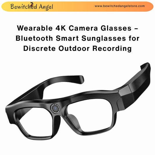 Smart 4K Camera Glasses with Bluetooth Audio – Waterproof & UV Polarised Lenses