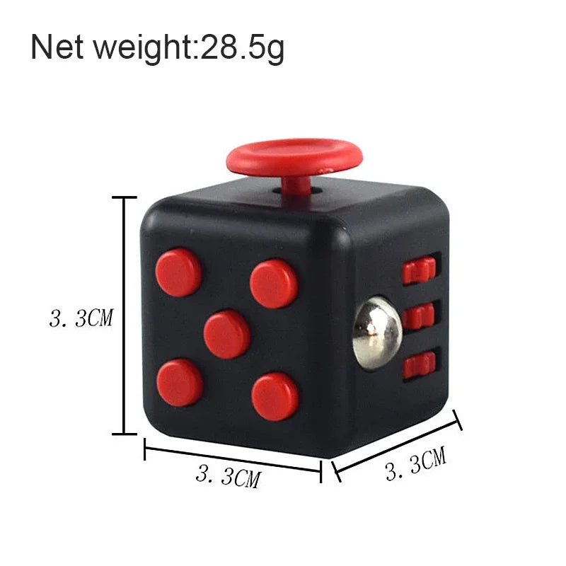 Black Fidget Dice