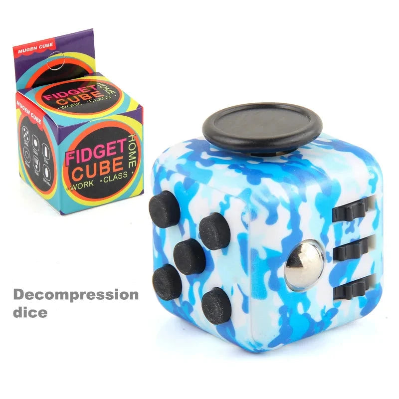Blue Fidget Dice