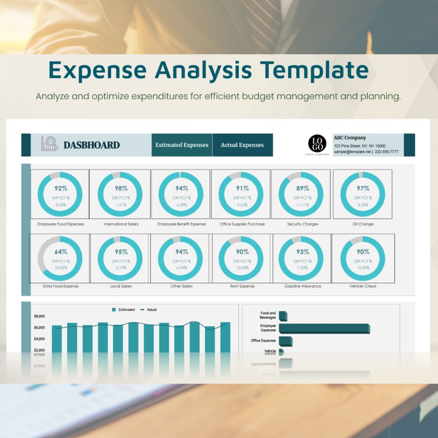 Small Business Financial Spreadsheet Bundle | Excel Templates for Bookkeeping & Finance