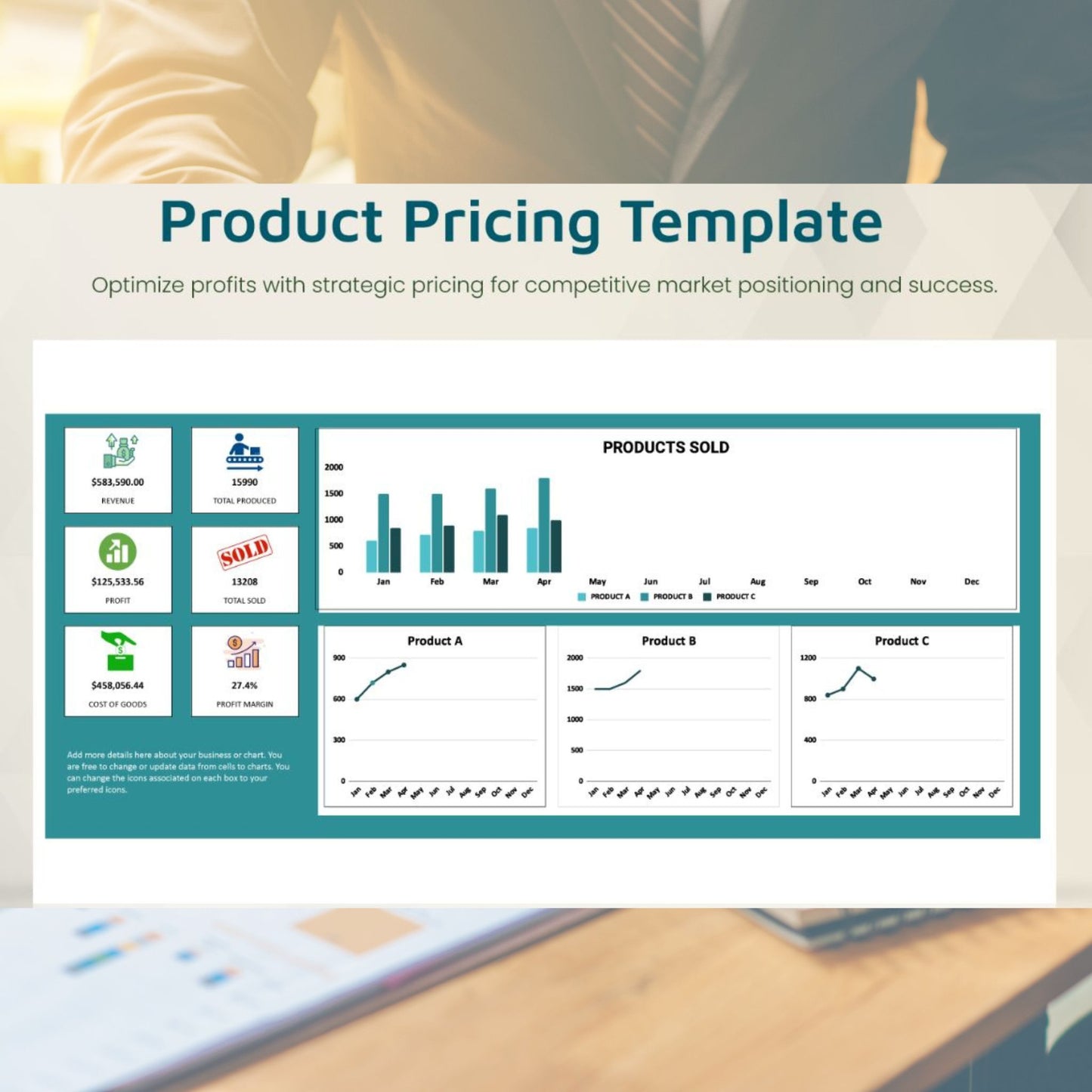 Small Business Financial Spreadsheet Bundle | Excel Templates for Bookkeeping & Finance