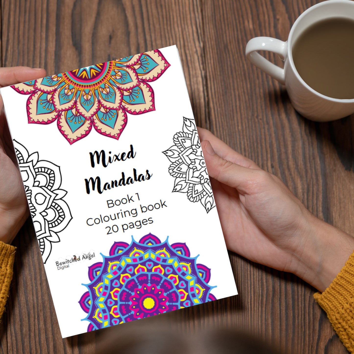 Mixed Mandala Colouring Book – Relax & Unwind | Instant Download
