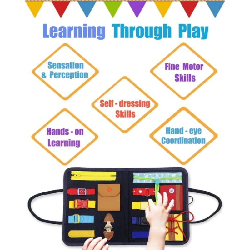 Montessori Sensory Play Board Learning