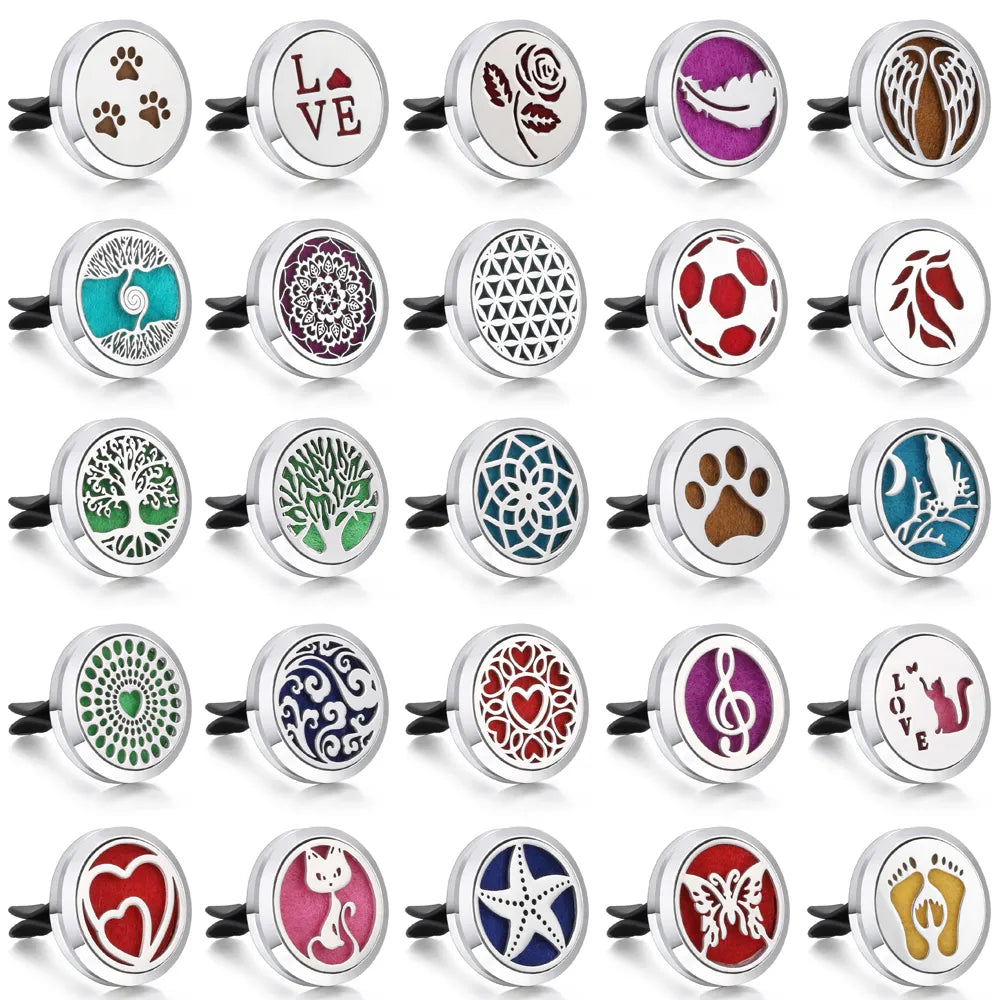 Decorative Car Fragrance Diffuser & Diffuser Fragrance Pads