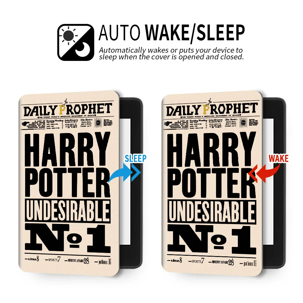 Kindle Paperwhite Case (6th, 7th, 10th, 11th & 12th Generation) - Newsprint and Book Styles