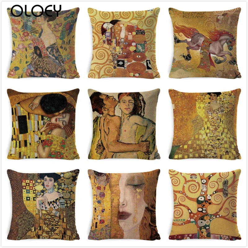 Gustav Klimt Art Cusion Cover