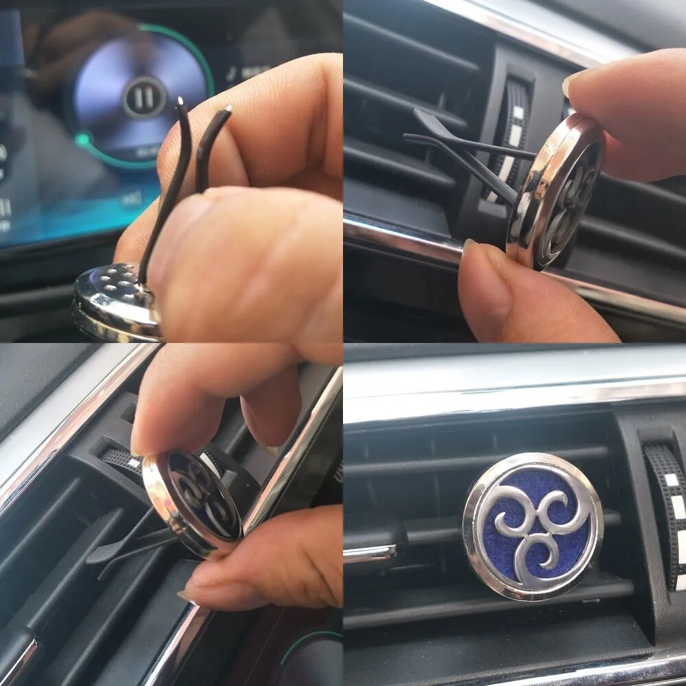 Decorative Car Fragrance Diffuser & Diffuser Fragrance Pads