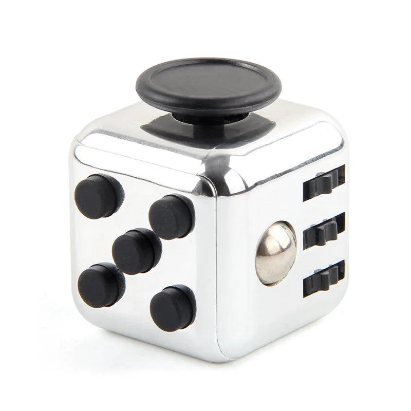 Silver Fidget Dice