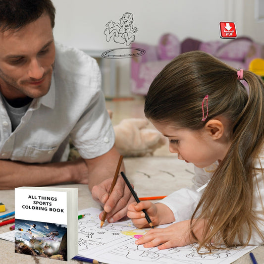 All Things Sport Colouring Pages – 10 Printable Designs