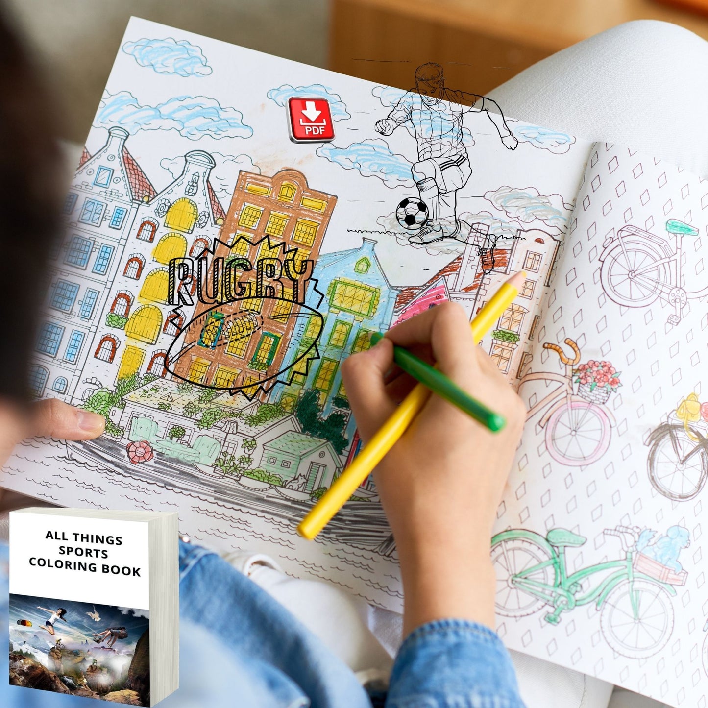 All Things Sport Colouring Pages – 10 Printable Designs