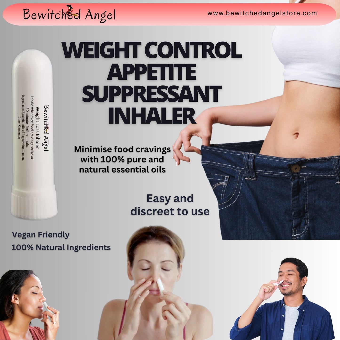 Essential Oil Weight Loss Inhaler – Naturally Curb Appetite & Support Your Goals