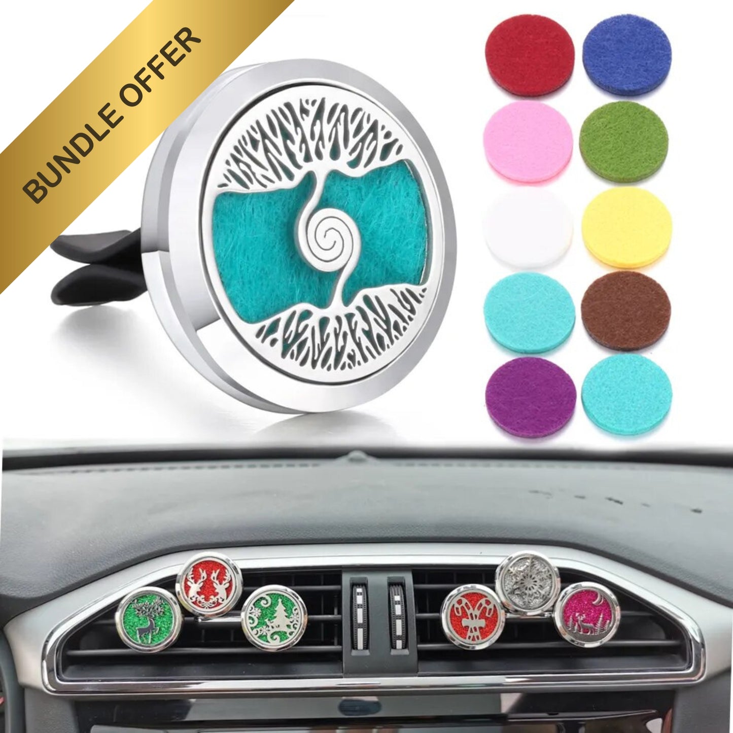 Decorative Car Fragrance Diffuser & Diffuser Fragrance Pads