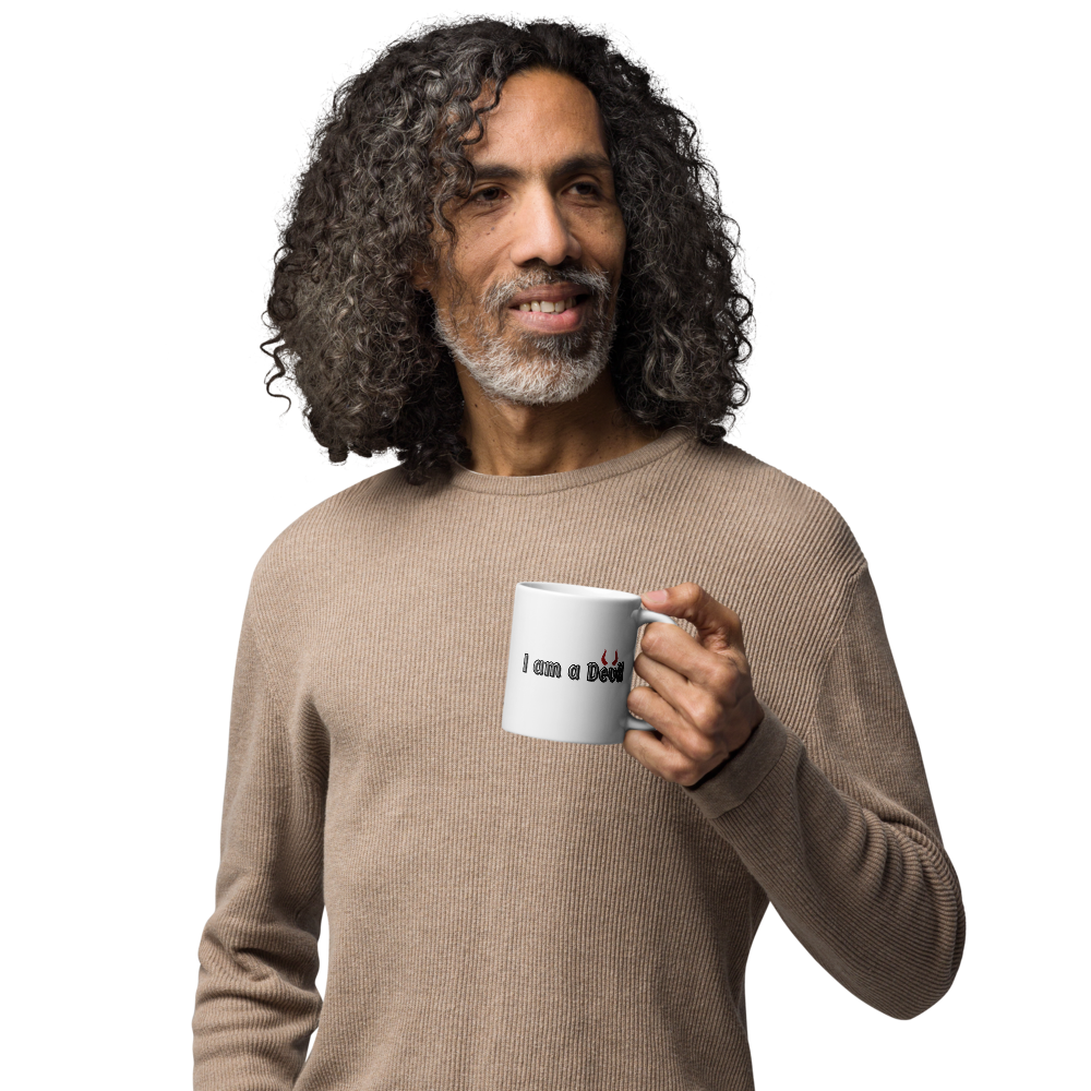 devil man ceramic mug