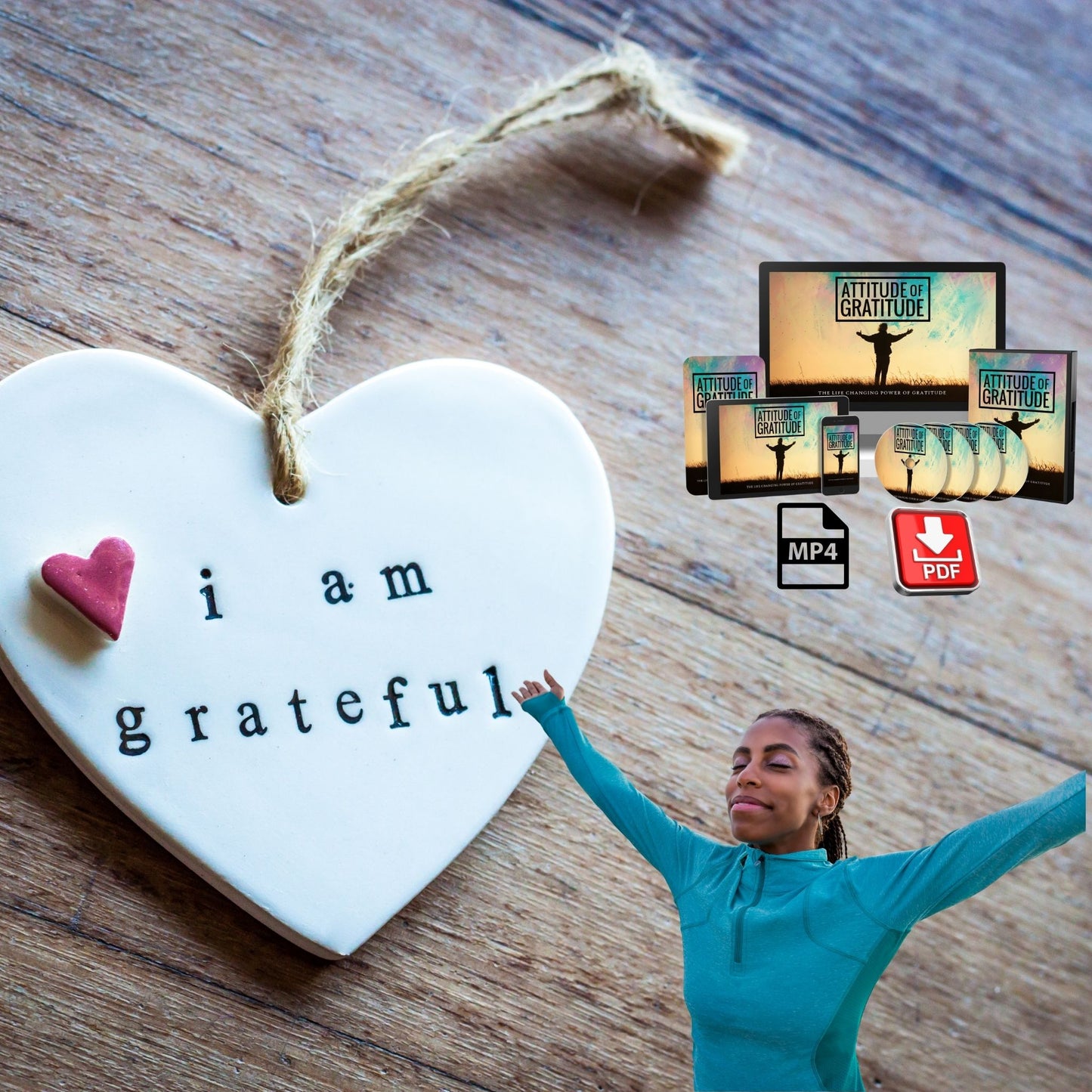 Attitude of Gratitude Toolkit – Attract Abundance & Boost Happiness | Instant Download