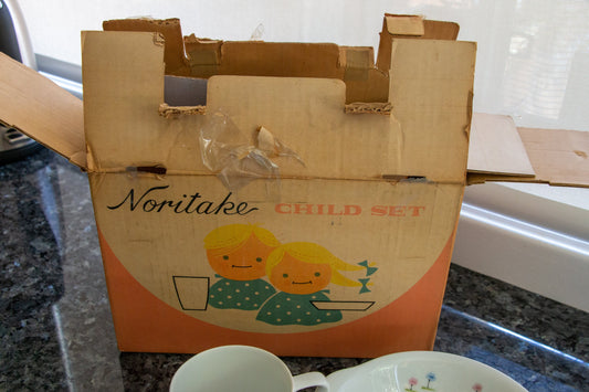 Rare Noritake Japan Children's Dinner Set - Noritake Nippon Toki Kaisha Japan Dinnerware