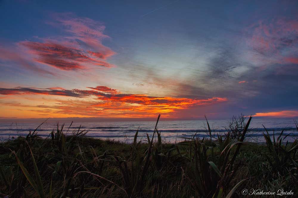 Printable Wall Art - "Hot Clouds Sunset" - Digital Photography - Instant Download