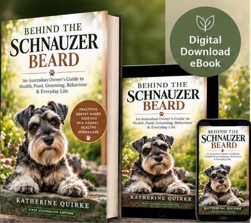 Behind the Schnauzer Beard – The Complete Miniature Schnauzer Owner's Guide