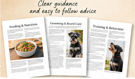 Behind the Schnauzer Beard – The Complete Miniature Schnauzer Owner's Guide