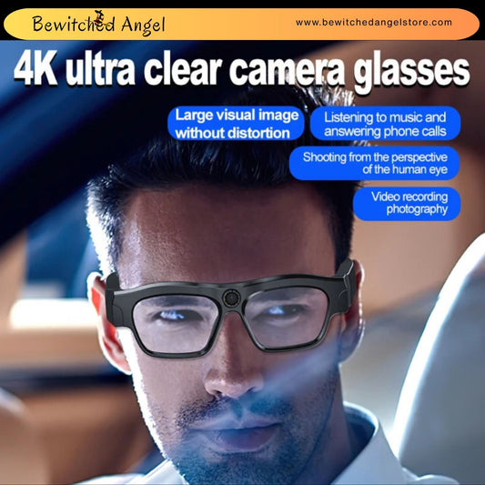 Smart 4K Camera Glasses with Bluetooth Audio – Waterproof & UV Polarised Lenses