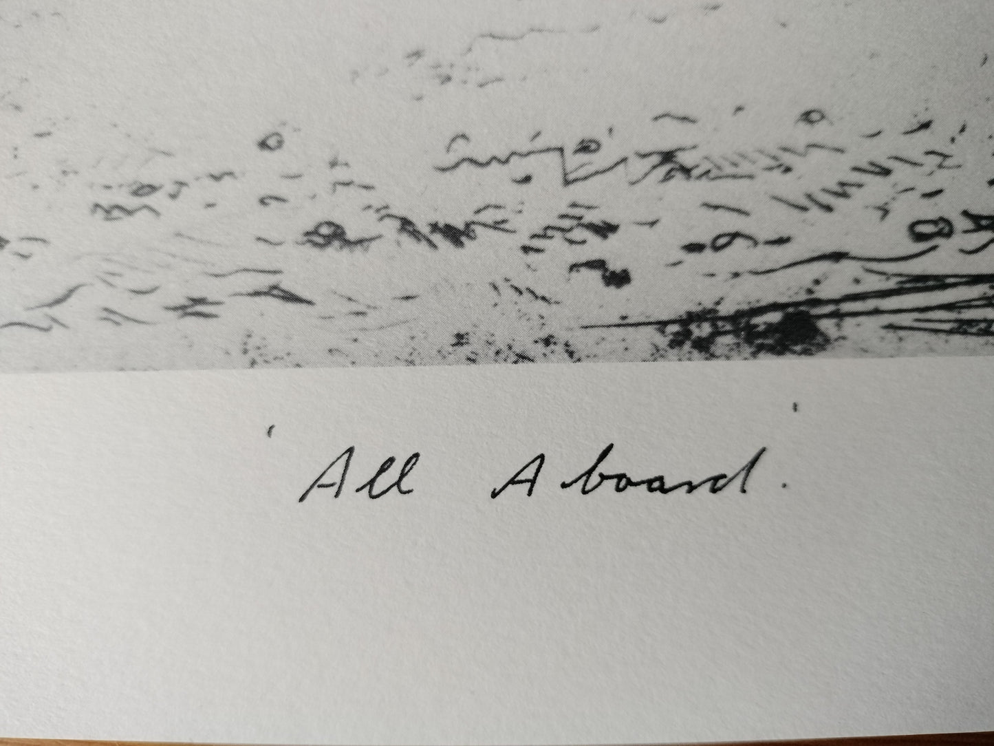 Lionel Lindsay All Aboard Limited Edition Facsimile Etching | Australian Art Print