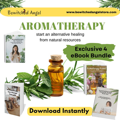 Aromatherapy eBook Bundle | 4 Essential Oil Guides | Instant Download