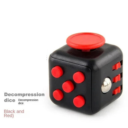Black Red Fidget Dice
