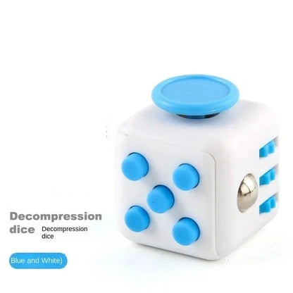Blue White Fidget Dice