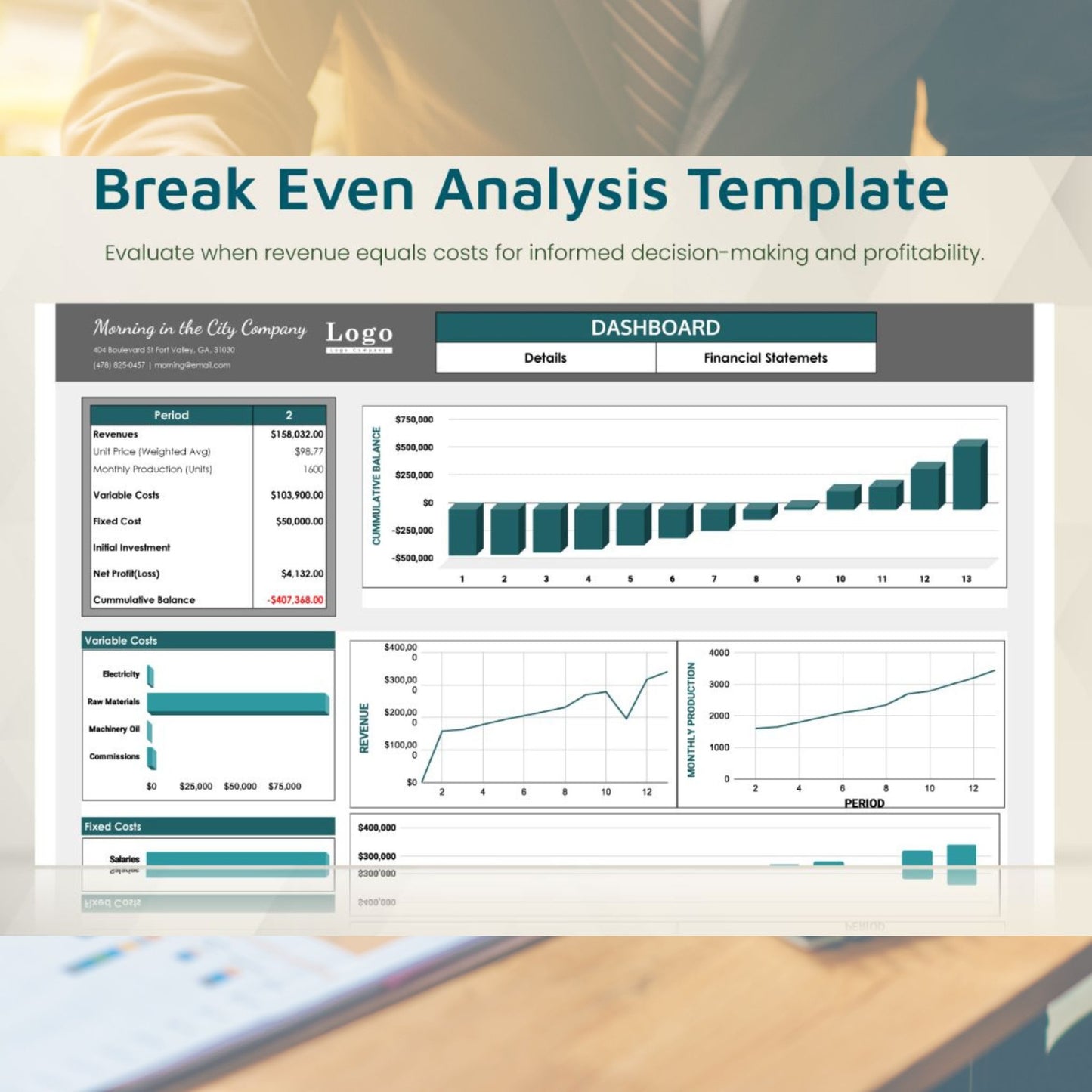 Small Business Financial Spreadsheet Bundle | Excel Templates for Bookkeeping & Finance
