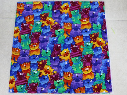 Cartoon Cats Fabric