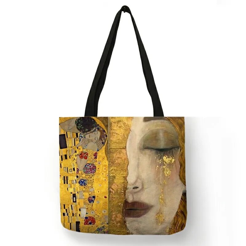 Gustav Klimt Shopping Tote - Shopping Bag