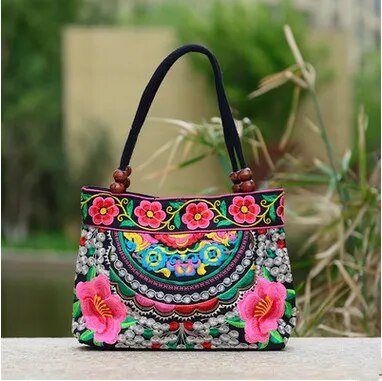 Embroidered BoHo Handbag
