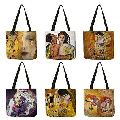 Gustav Klimt Shopping Tote - Shopping Bag