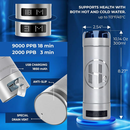 H2 Hydrogen Water Kit - Fight Oxidative Stress