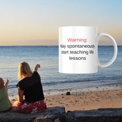 Life Lessons Mug for Mum or Dad
