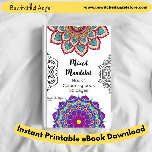 Mixed Mandala Colouring Book – Relax & Unwind | Instant Download