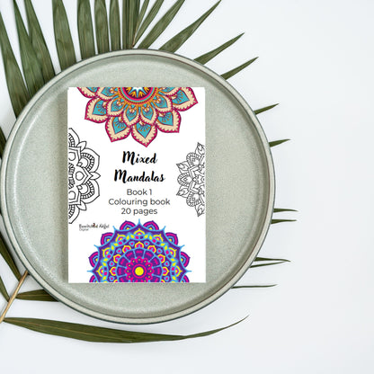 Mixed Mandala Colouring Book – Relax & Unwind | Instant Download