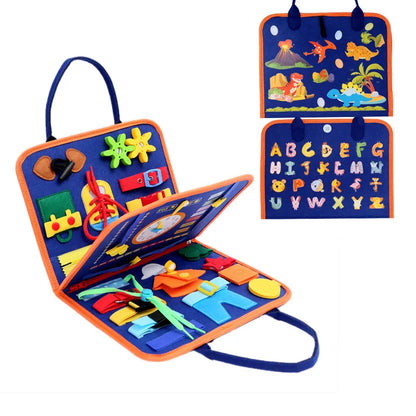 Montessori Sensory Play Board Orange