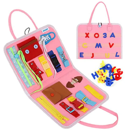 Montessori Sensory Play Board Pink