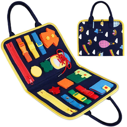 Montessori Sensory Play Board Yellow