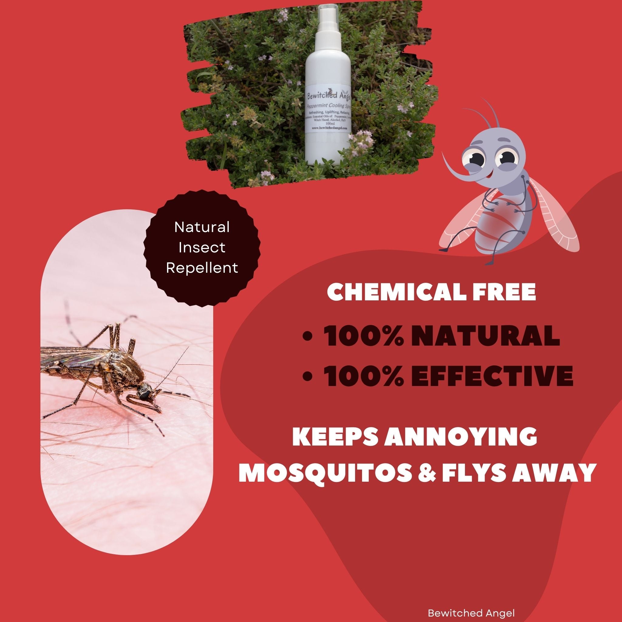 Natural Insect Repellent: Effective Mosquito & Bug Spray – Bewitched Angel