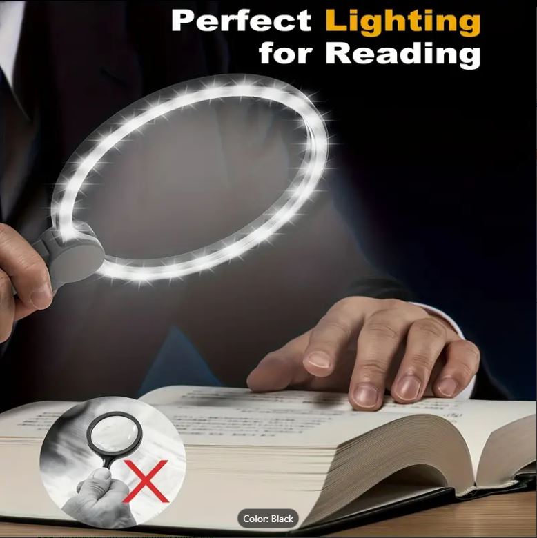 Neck-Mounted- Hands Free Magnifying Craft Light