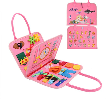 Montessori Sensory Play Board Pink