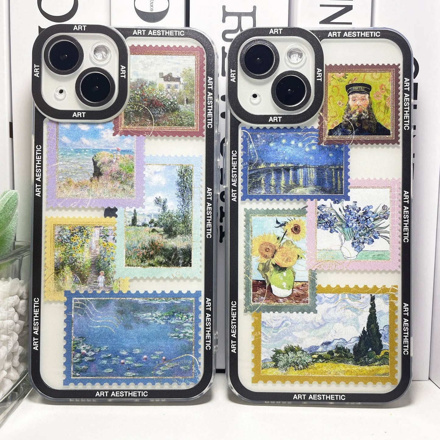 Claude Monet, Gustav Klimt & Van Gough Art Phone Cover for iPhone