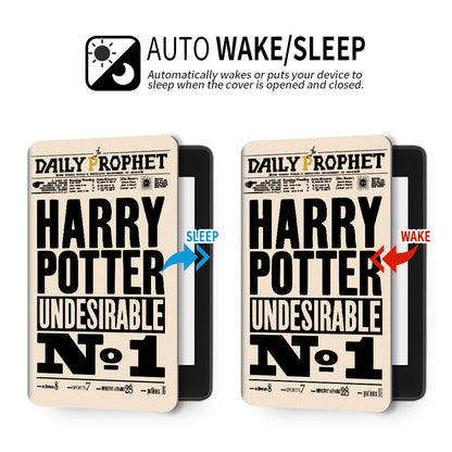 Kindle Paperwhite Case (6th, 7th, 10th, 11th & 12th Generation) - Newsprint and Book Styles