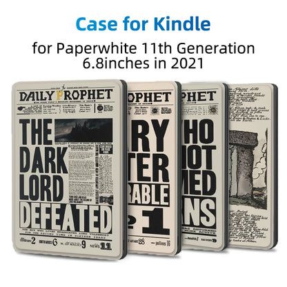 Kindle Paperwhite Case (6th, 7th, 10th, 11th & 12th Generation) - Newsprint and Book Styles