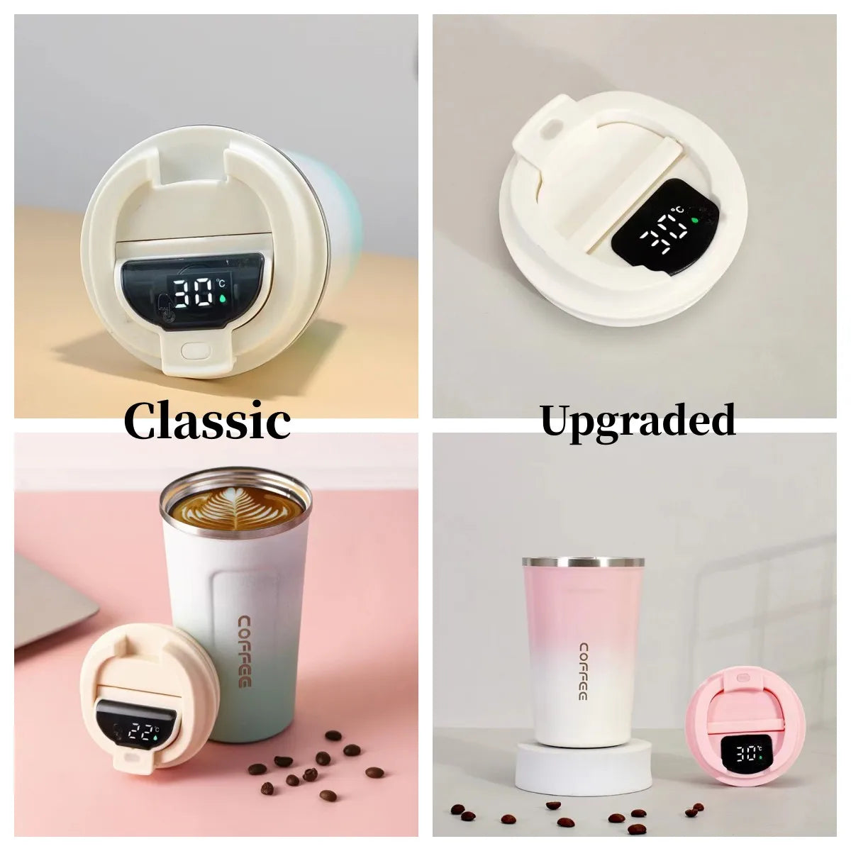 The Clever Coffee Cup with Intelligent Temperature Display