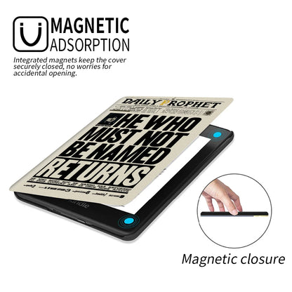 Kindle Paperwhite Case (6th, 7th, 10th, 11th & 12th Generation) - Newsprint and Book Styles