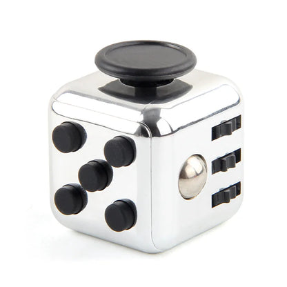 Silver Fidget Dice
